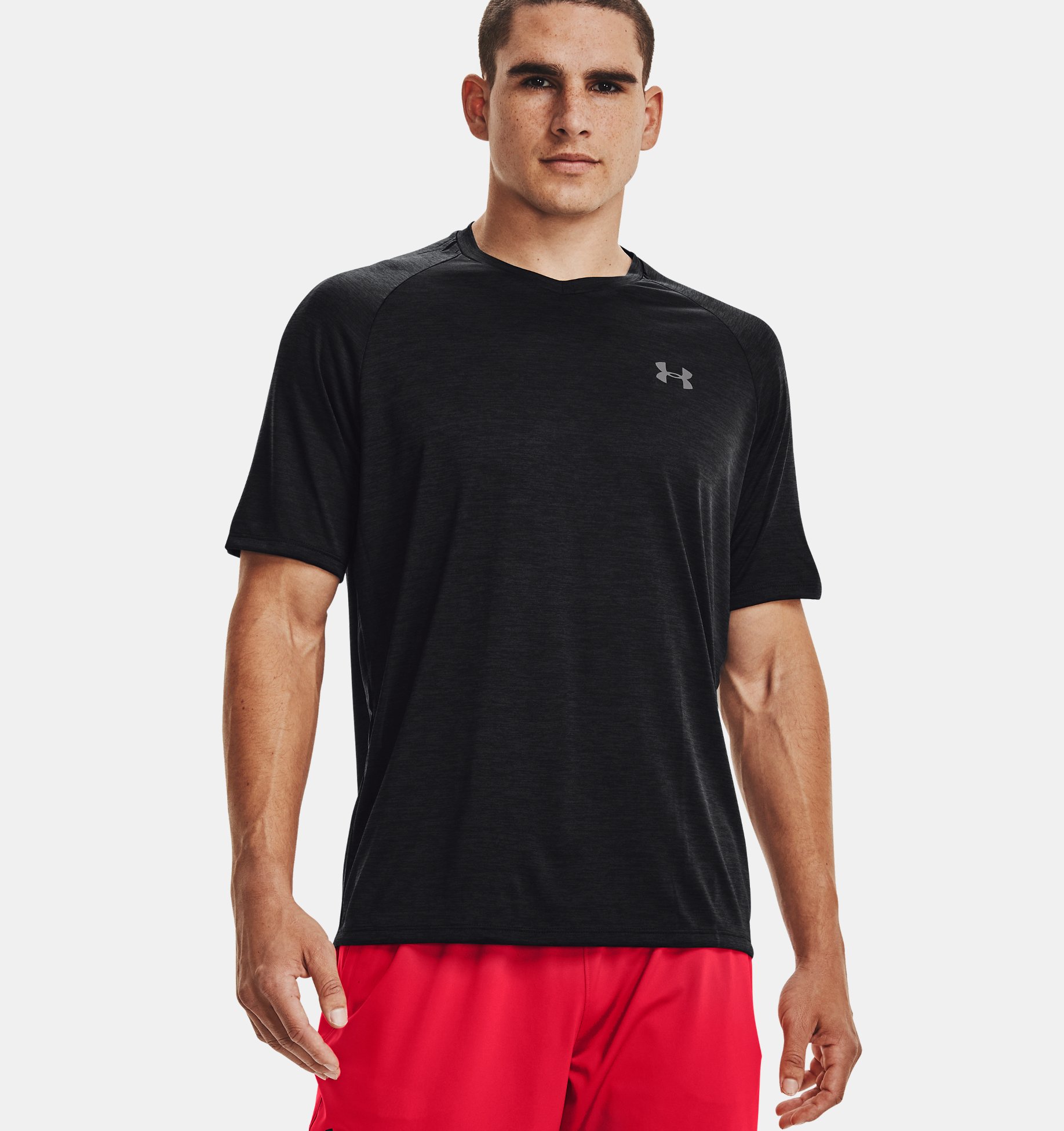Men's T-Shirt Short Sleeve Summer Workout Casual Crew Neck Tee Shirt Track Tops 